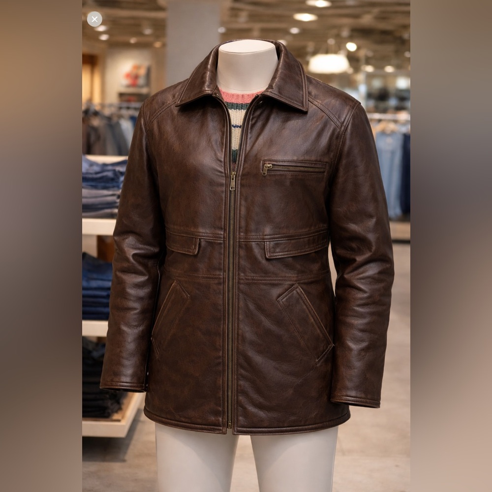 Women's Brown Leather Jacket